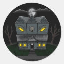 Search for haunted house stickers Trick or treat