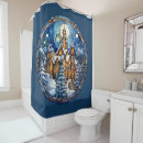 Search for church shower curtains Snow