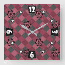 Search for pink and grey clocks Floral