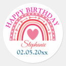 Search for boho birthday stickers Kids birthday party