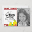 Search for farmers market birthday invitations Cute