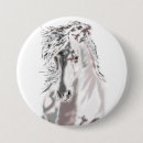 Search for white horse buttons Beautiful