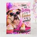 Search for english bulldog cards Pink