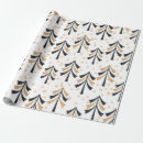 Search for black tree wrapping paper Gold