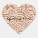 Search for glitter zebra stickers Pink