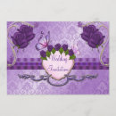Recherche de pourpre de damassé mariage invitations Épouser
