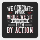 Recherche de crainte autocollants Motivation