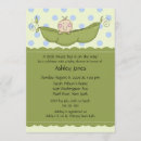 Recherche de bébé dans une cosse invitations Doux
