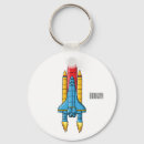 Search for space cartoon keychains Rocket