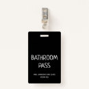 Search for bathroom pass Back to school