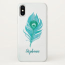 Search for elegant peacock feathers iphone cases Teal