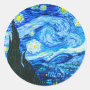 Search for starry night van gogh stickers Moon