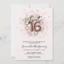 Recherche de rose gold balloons invitations Glam girly