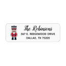 Search for nutcracker ballet return address labels Red