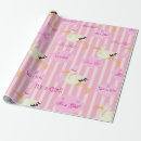 Recherche de cigognes papier cadeau Rose