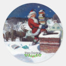 Search for delivering stickers Santa claus