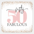 Search for celebrating 50 stickers Elegant