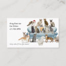 Search for pet portrait business cards Cat