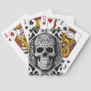 Search for skull playing cards Black and white