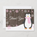 Search for penguin thank you cards Winter onederland