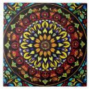 Search for colourful mandala tiles Flower