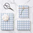 Search for blue and white gingham wrapping paper Blue plaid pattern