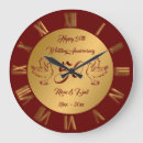 Search for 50th anniversary clocks Elegant