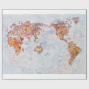 Search for map wrapping paper World