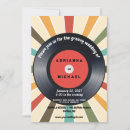 Search for vinyl records wedding stationery 70s