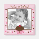 Search for cupcake favours magnets Pink