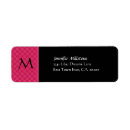 Search for houndstooth return address labels Elegant