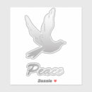 Recherche de message paix autocollants Vacances