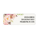 Search for roses return address labels Rustic