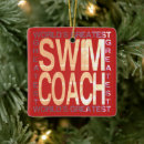 Search for swim coach ornaments Team