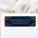 Search for blue stripe return address labels Gold