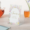 Search for floral wedding tabletop signs Elegant