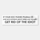 Search for medicinal bumper stickers Health