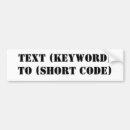 Search for no texting bumper stickers Message