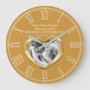 Search for golden wedding anniversary clocks 50 years