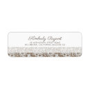 Search for burlap wedding return address labels Vintage