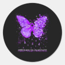 Search for fibromyalgia ribbon stickers Butterfly