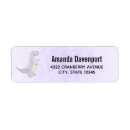 Search for dinosaur return address labels Animal