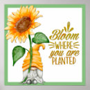 Search for bloom where you are planted posters Garden
