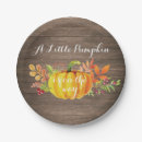 Search for fall baby shower plates Autumn