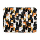 Recherche de chat blanc magnets Noir