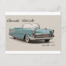Recherche de chevrolet bel air cartes postales 1957