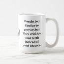 Search for funny dentist mugs Profession