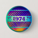 Recherche de qui 1974 badges Anniversaire