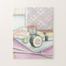 Recherche de repas puzzles Sushi