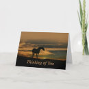 Search for pretty horse cards Thinking of you